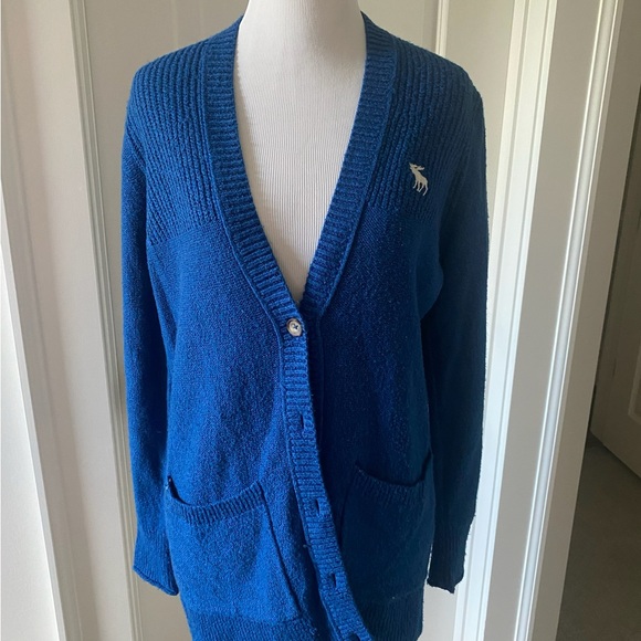 Blue Abercrombie & Fitch cardigan - Picture 1 of 2